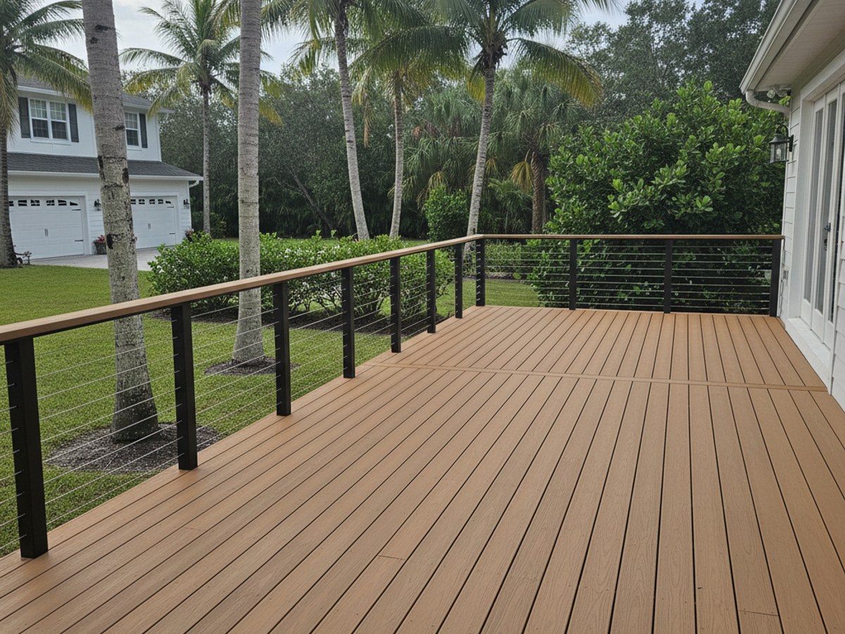 Composite Decking completed by Quantum Deck in Miramar, FL
