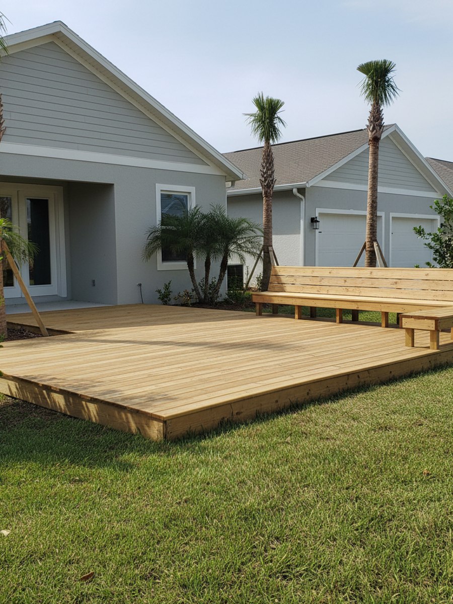 Screened-In Deck & Porch Construction completed by Quantum Deck in Sunrise, FL
