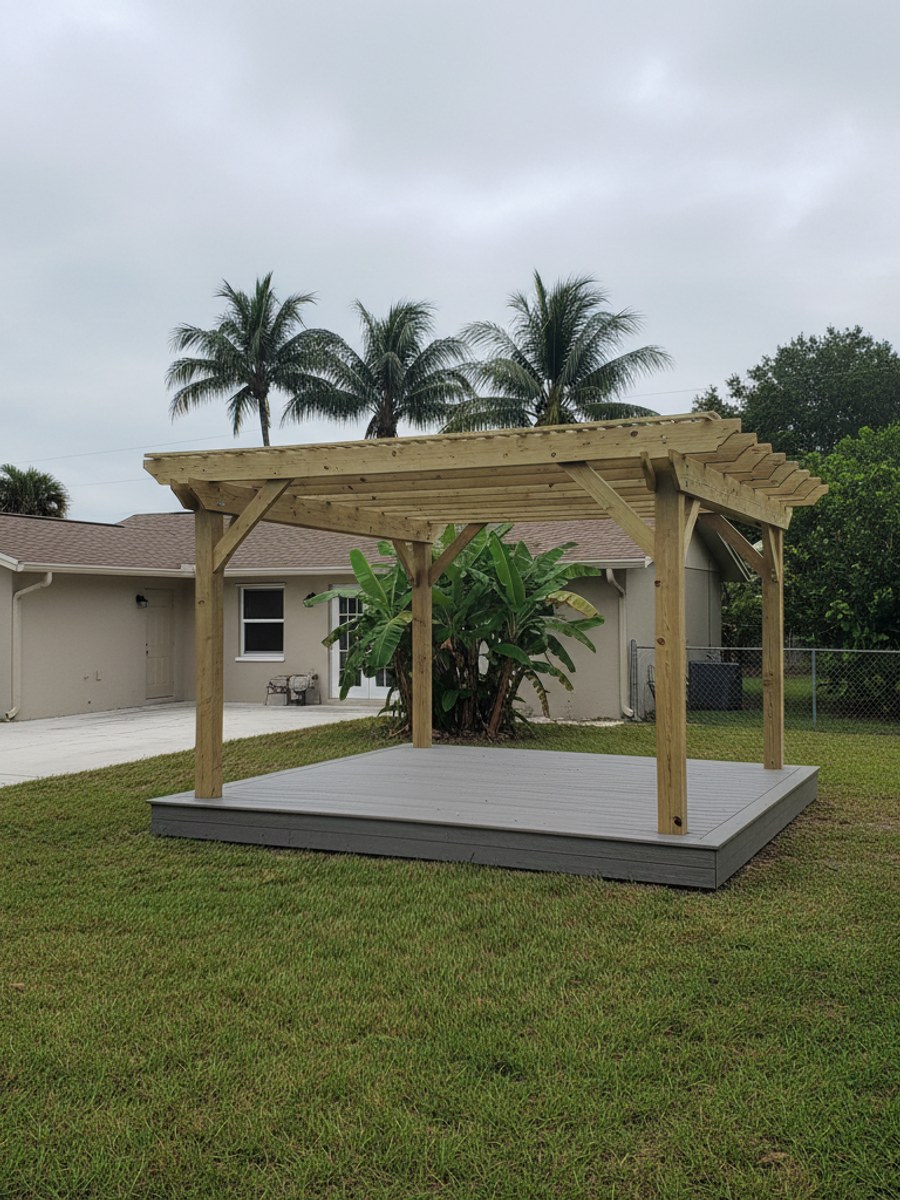 Deck Installation completed by Quantum Deck in Deerfield Beach, FL